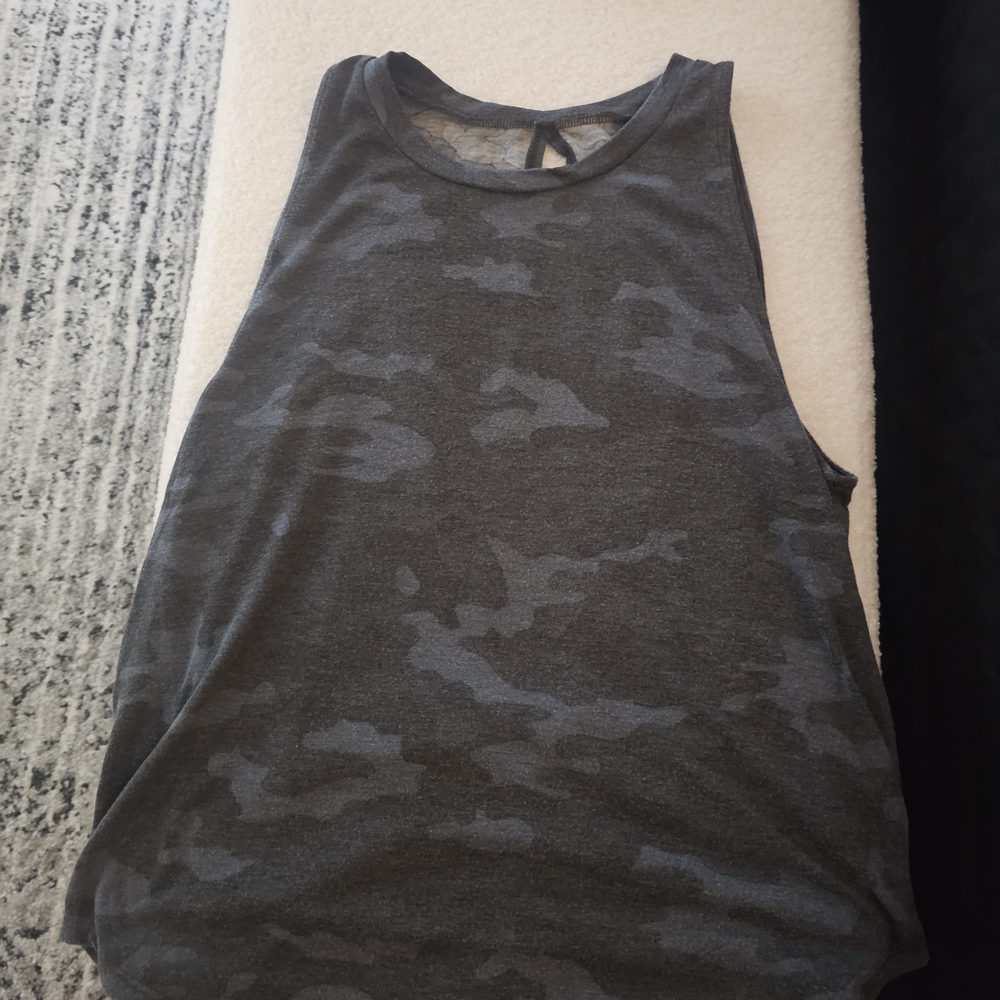 Glyder Gray Camo Tank Top